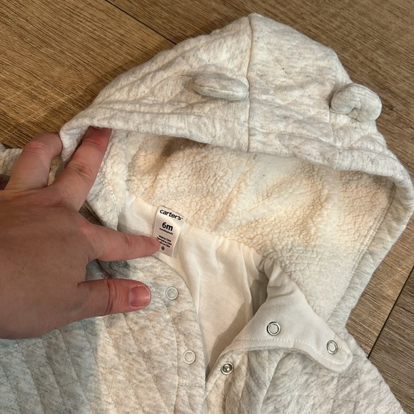 CARTERS BABY WINTER COVERALL SIZE 6 MONTHS - Picture 3 of 8